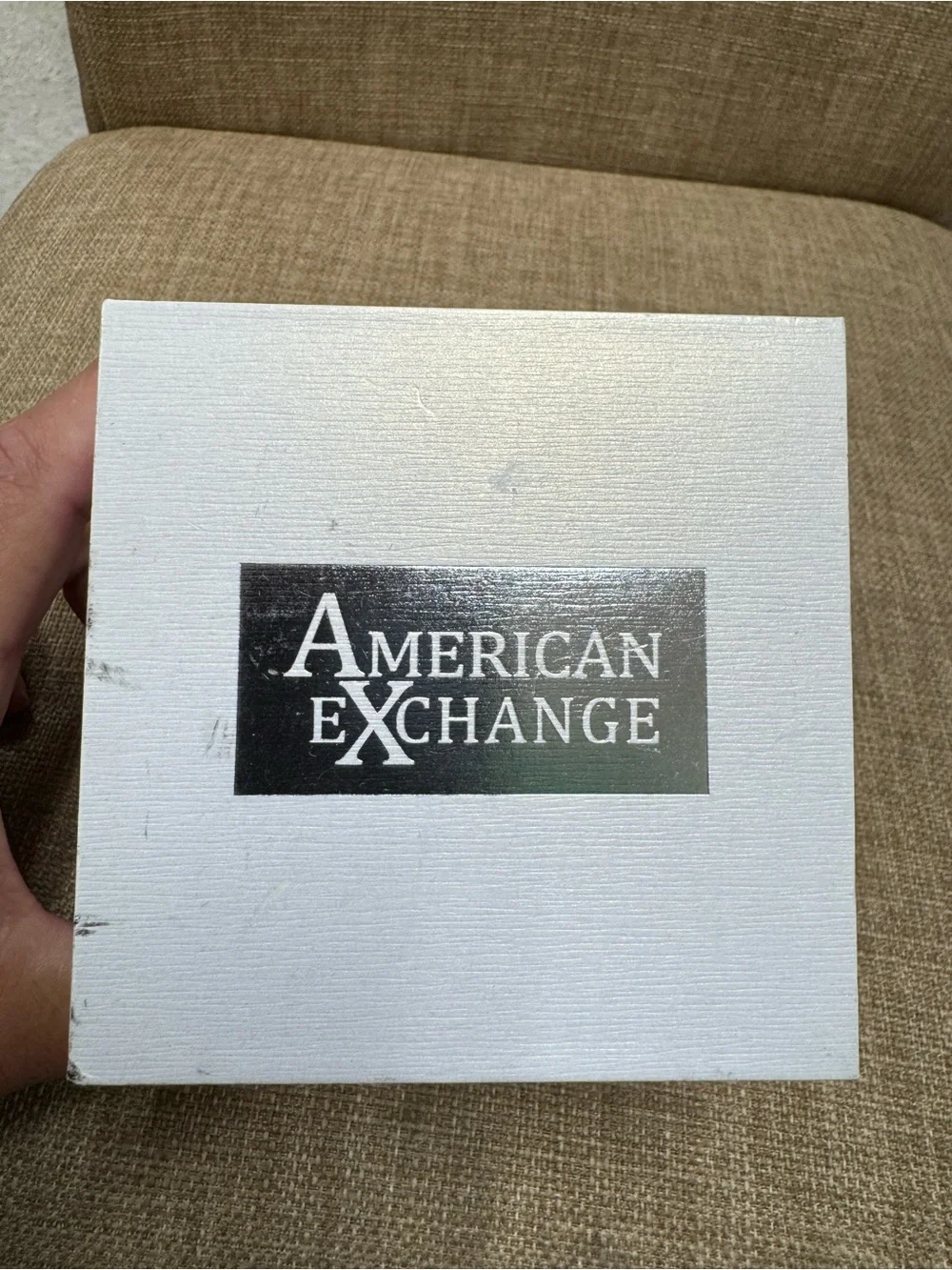 American Exchange Women’s Quartz Analog Two-Tone Blue Dial Bracelet Watch Box